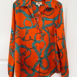 L’Agence Women Tyler Silk Blouse